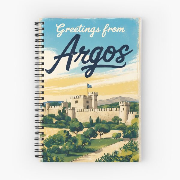 Item preview, Argos Peloponnese Greece Postcard Vintage Retro Travel Vintage designed and sold by TravelPostcardGems.