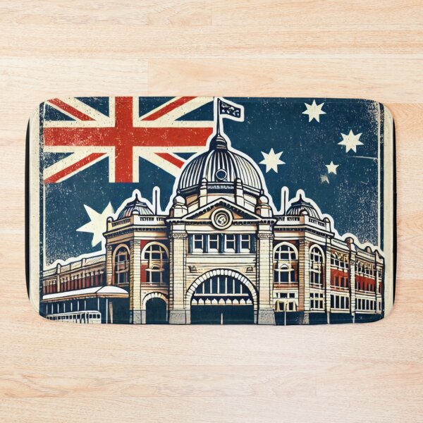 Item preview, Flinders Street Station Melbourne designed and sold by MuggyandMo.