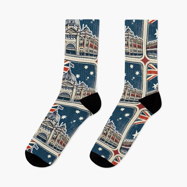 Item preview, Flinders Street Station Melbourne designed and sold by MuggyandMo.