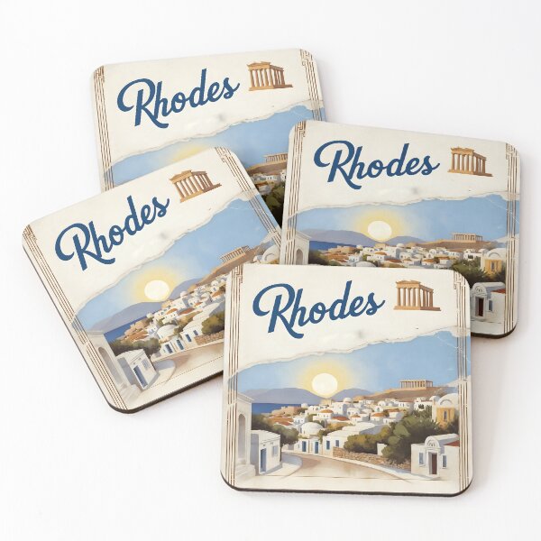 Item preview, Rhodes South Aegean Greece Postcard Vintage Retro Travel Vintage designed and sold by TravelPostcardGems.
