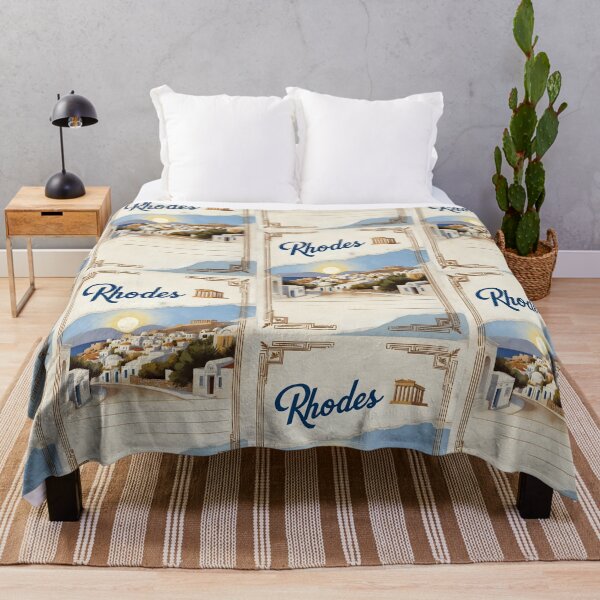 Item preview, Rhodes South Aegean Greece Postcard Vintage Retro Travel Vintage designed and sold by TravelPostcardGems.