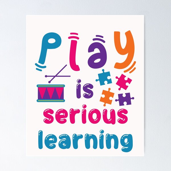 Item preview, Play Is Serious Learning Preschool Pre-K Kindergarten Teacher designed and sold by jaygo.