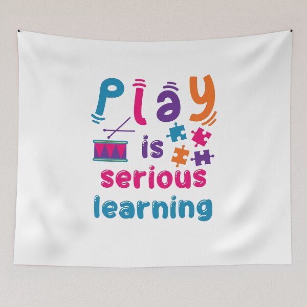 Item preview, Play Is Serious Learning Preschool Pre-K Kindergarten Teacher designed and sold by jaygo.