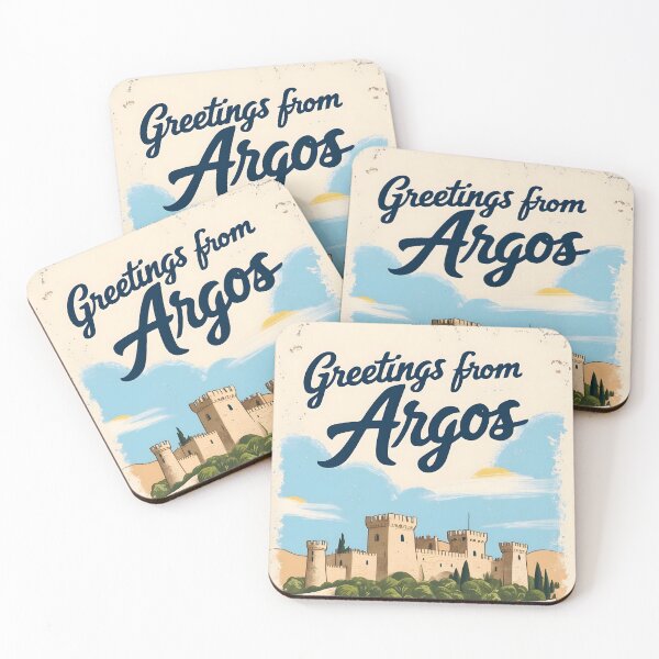 Item preview, Argos Peloponnese Greece Postcard Vintage Retro Travel Vintage designed and sold by TravelPostcardGems.
