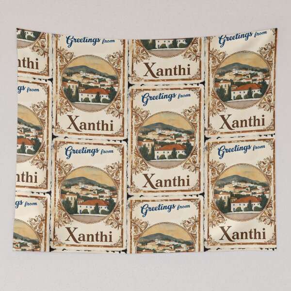 Item preview, Xanthi Greece Postcard Vintage Retro Travel Vintage designed and sold by TravelPostcardGems.