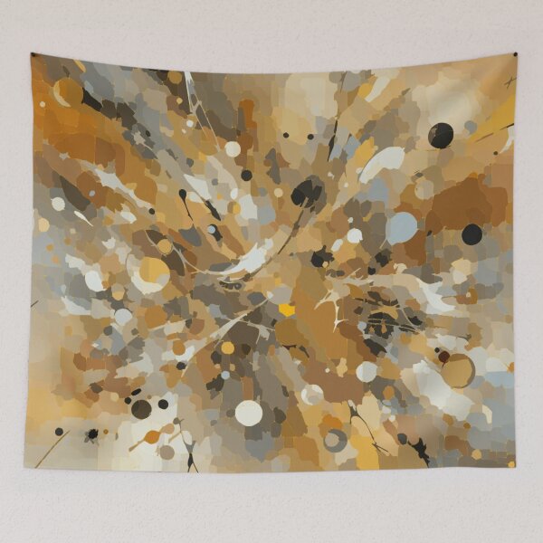 Item preview, Modern Abstract Art Gold Mosaic | Number 7 designed and sold by Kubala.