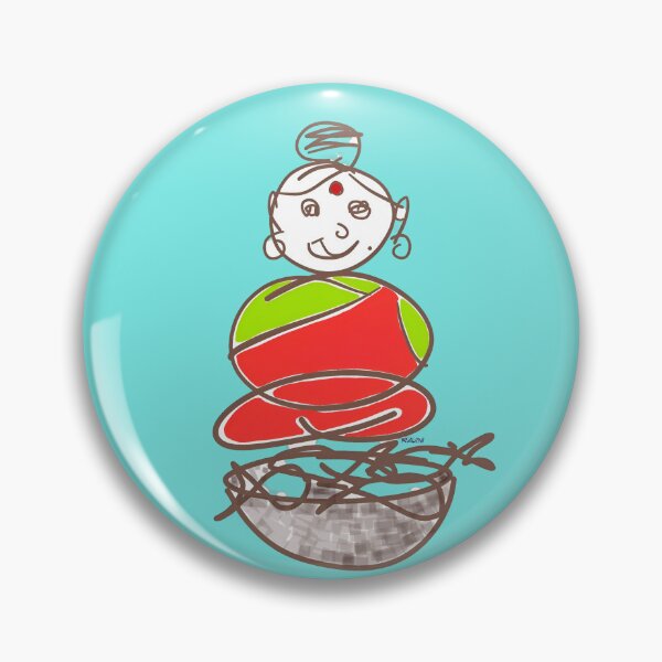 Item preview, Lady Selling Fish designed and sold by rajini-doodle.