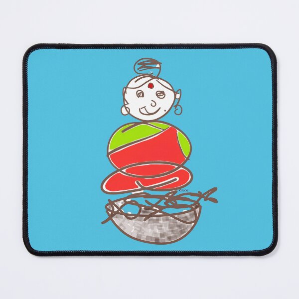 Item preview, Lady Selling Fish designed and sold by rajini-doodle.