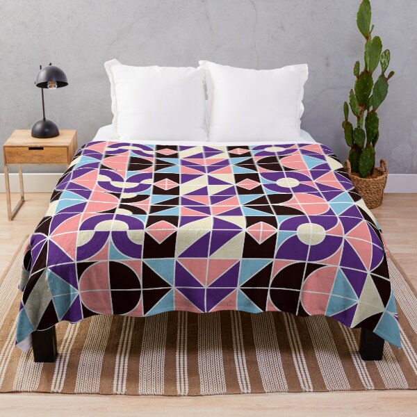 Artikelvorschau, Flaches geometrisches Mosaik-Blockmuster entworfen und verkauft von TheArtism.