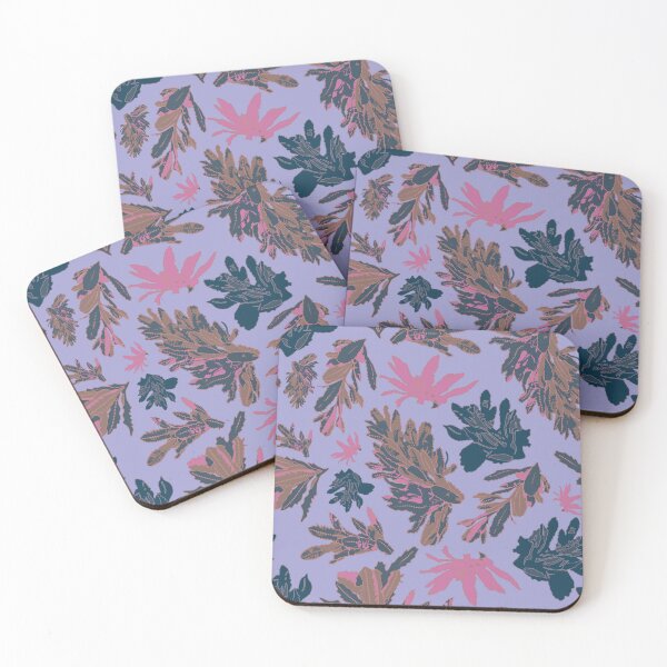 Item preview, Purple-Brown Banksia Leaves - Subtle Australian Bush Art Print, Winter Nature Design designed and sold by Jay Dee Dearness.