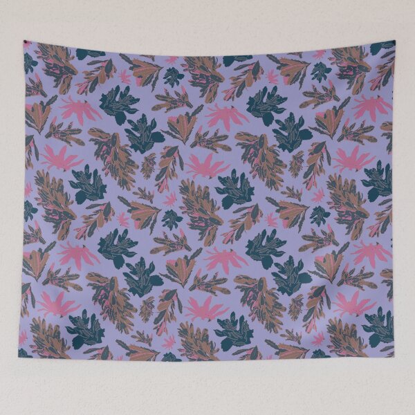 Item preview, Purple-Brown Banksia Leaves - Subtle Australian Bush Art Print, Winter Nature Design designed and sold by Jay Dee Dearness.