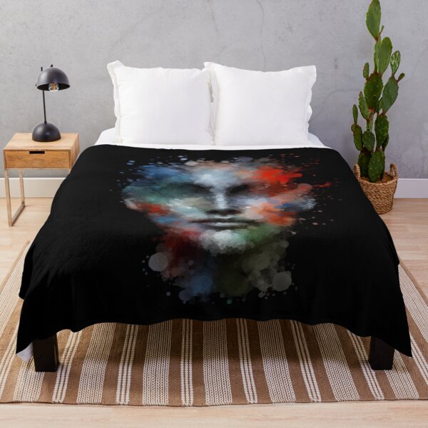 Item preview, Abstract Watercolor Face Art designed and sold by pumsquare.