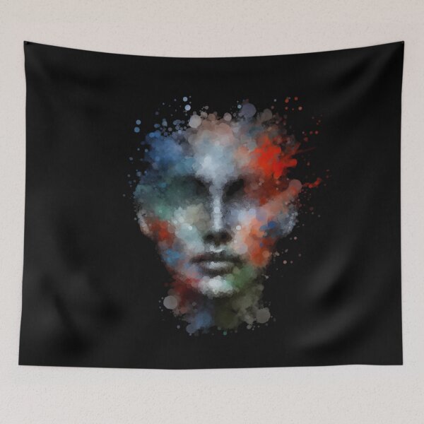 Item preview,  Abstract Watercolor Face Art designed and sold by pumsquare.
