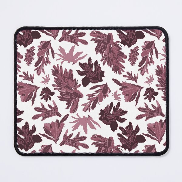 Item preview, Pink-White Banksia Leaves - Lush Nature Print, Inspired by Australian Bushwalks designed and sold by Jay Dee Dearness.