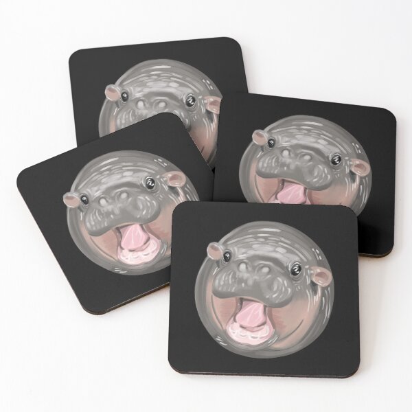 Item preview, Cute Moo Deng Pygmy Hippo Viral Sensation designed and sold by SpiritedArtwork.