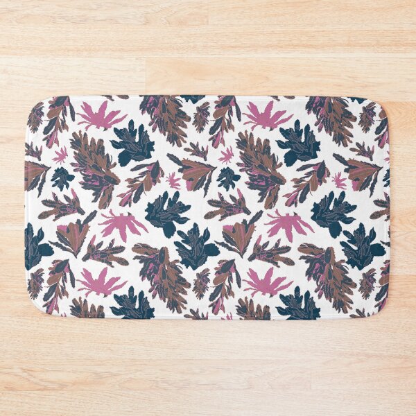 Item preview, Purple-White Banksia Leaves - Subtle Eucalyptus Breeze Art Print, Katoomba Winter Walk designed and sold by Jay Dee Dearness.