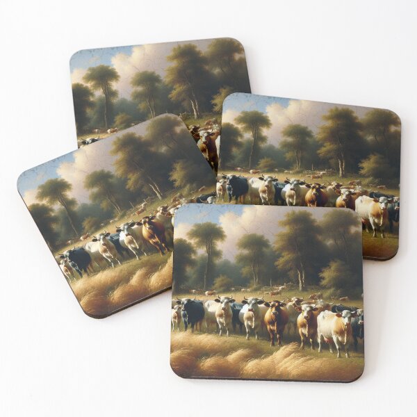 Item preview, Country Charm Scene of Cattle Returning Home designed and sold by mustardseed-410.
