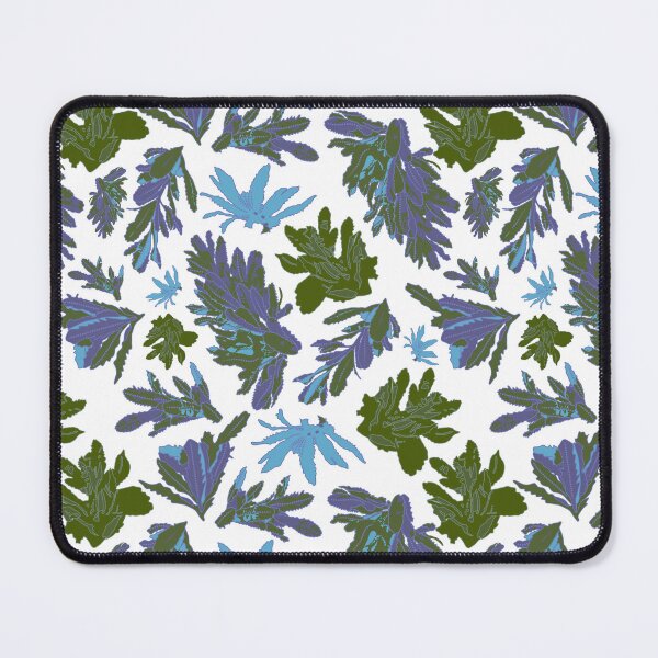 Item preview, Blue-White Banksia Leaves - Cool Eucalyptus Breeze Art Print, Blue Mountains Bushwalk designed and sold by Jay Dee Dearness.