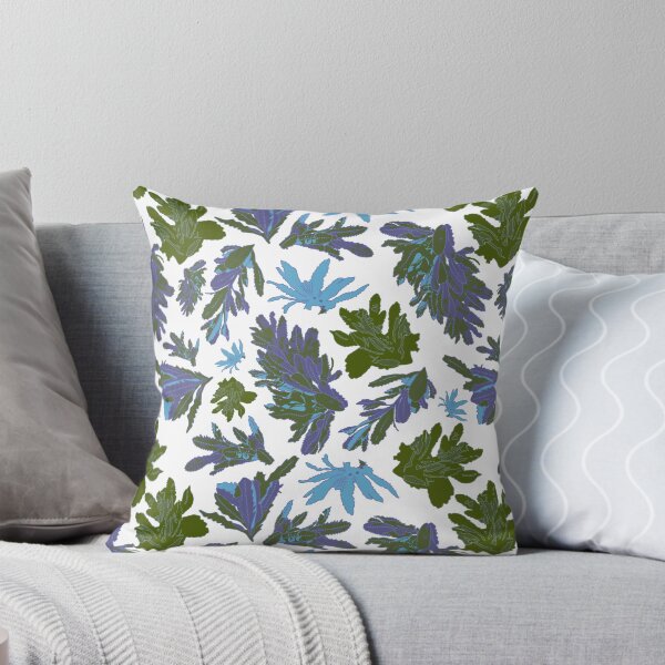 Item preview, Blue-White Banksia Leaves - Cool Eucalyptus Breeze Art Print, Blue Mountains Bushwalk designed and sold by Jay Dee Dearness.
