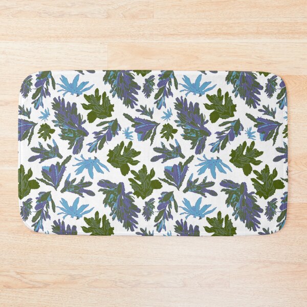 Item preview, Blue-White Banksia Leaves - Cool Eucalyptus Breeze Art Print, Blue Mountains Bushwalk designed and sold by Jay Dee Dearness.