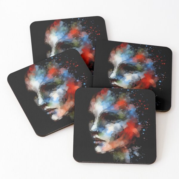 Item preview,  Abstract Watercolor Mask Art designed and sold by pumsquare.