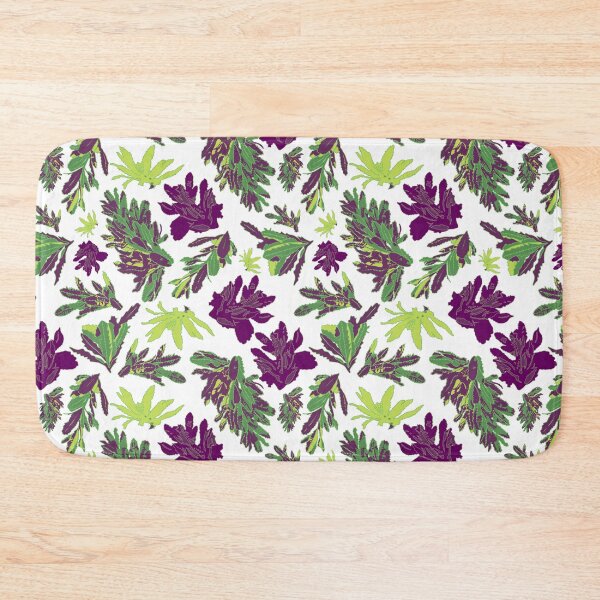Item preview, Green-White Banksia Leaves - Crisp Winter Bushwalk Art Print, Inspired by Blue Mountains designed and sold by Jay Dee Dearness.
