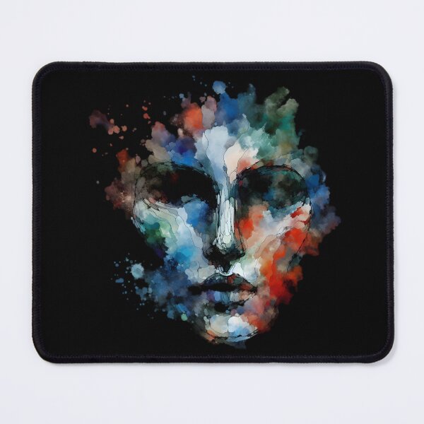 Item preview, Abstract Watercolor Face Art designed and sold by pumsquare.