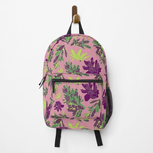 Item preview, Green-Pink Banksia Leaves - Vibrant Winter Bushwalk Art Print, Blue Mountains Inspired designed and sold by Jay Dee Dearness.