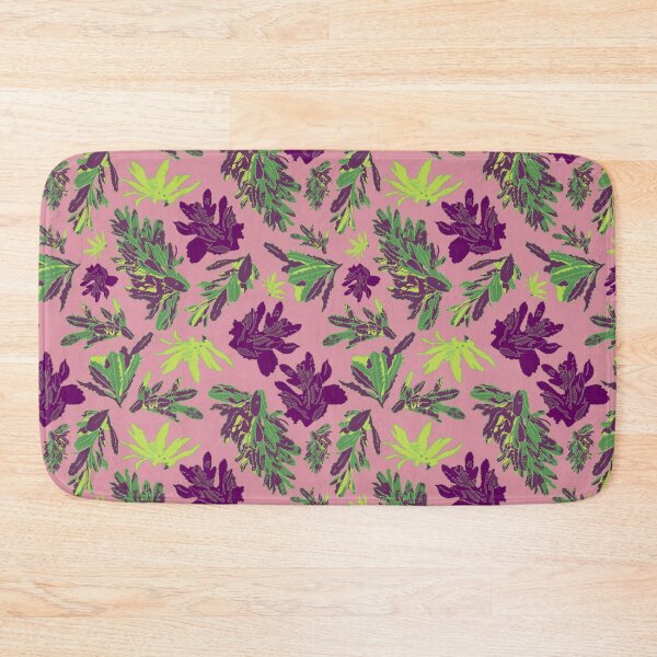 Item preview, Green-Pink Banksia Leaves - Vibrant Winter Bushwalk Art Print, Blue Mountains Inspired designed and sold by Jay Dee Dearness.