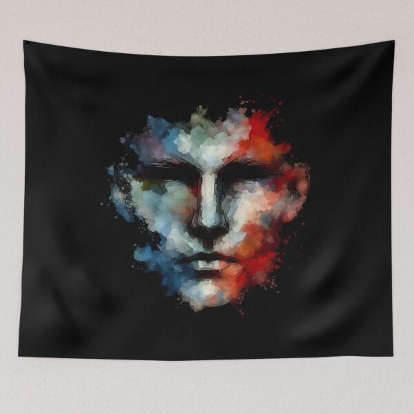 Item preview,  Abstract Watercolor Face Art designed and sold by pumsquare.