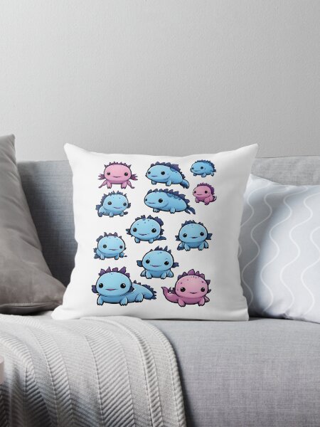 Vista previa del artículo con la obra «Criaturas extravagantes de axolotl», diseñado y vendido por RetroPop23.