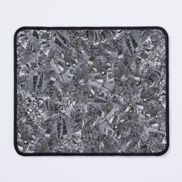 Item preview, Geologic marine life motif black and white print  designed and sold by DFLC Prints.