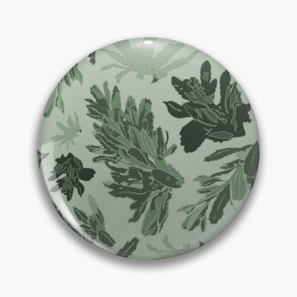 Item preview, Faded Green Banksia Leaves - Soft Winter Bushwalk Art Print, Blue Mountains Nature designed and sold by Jay Dee Dearness.