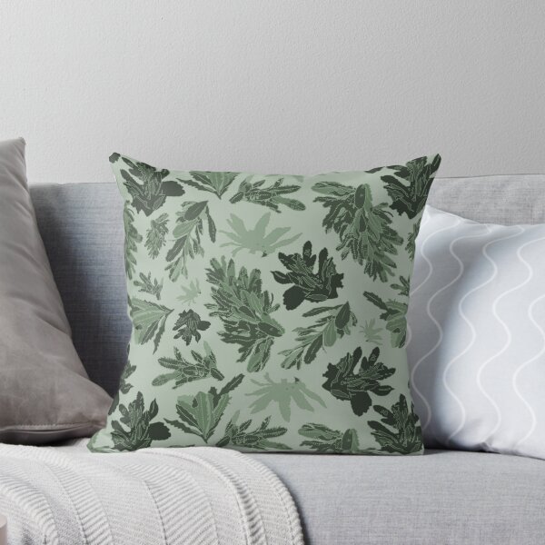 Item preview, Faded Green Banksia Leaves - Soft Winter Bushwalk Art Print, Blue Mountains Nature designed and sold by Jay Dee Dearness.