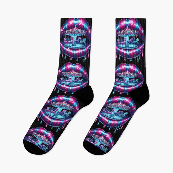 Item preview, Cosmic Carousel Lips - Surreal Fantasy Ride designed and sold by Margival.