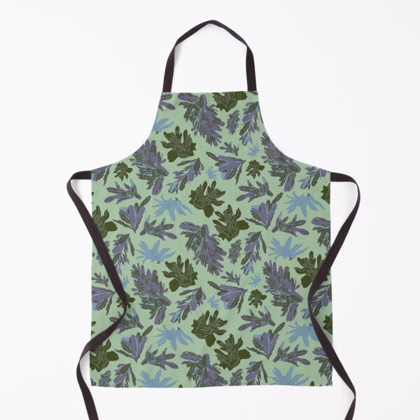 Item preview, Faded Blue-Green Banksia Leaves - Tranquil Winter Bushwalk Art Print, Blue Mountains Inspired designed and sold by Jay Dee Dearness.