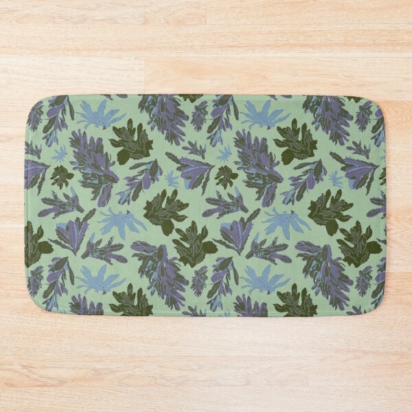 Item preview, Faded Blue-Green Banksia Leaves - Tranquil Winter Bushwalk Art Print, Blue Mountains Inspired designed and sold by Jay Dee Dearness.