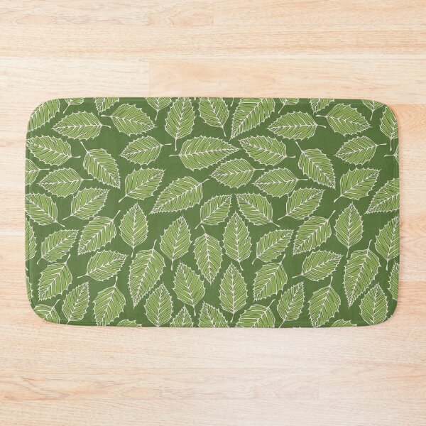 Item preview, Tree Hugger Groovy Green Birch Leaves Pattern designed and sold by schorrnuff.