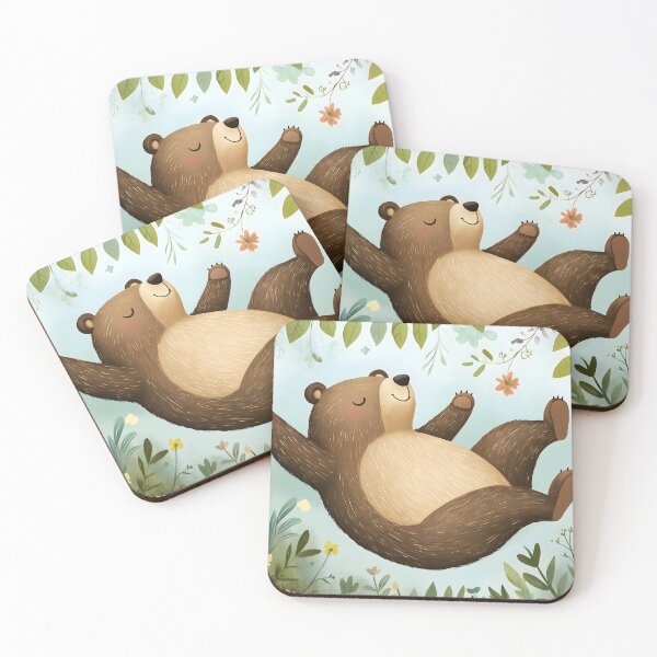 Item preview, Cute Bear falling into the Mysterious Forest designed and sold by Anicue.
