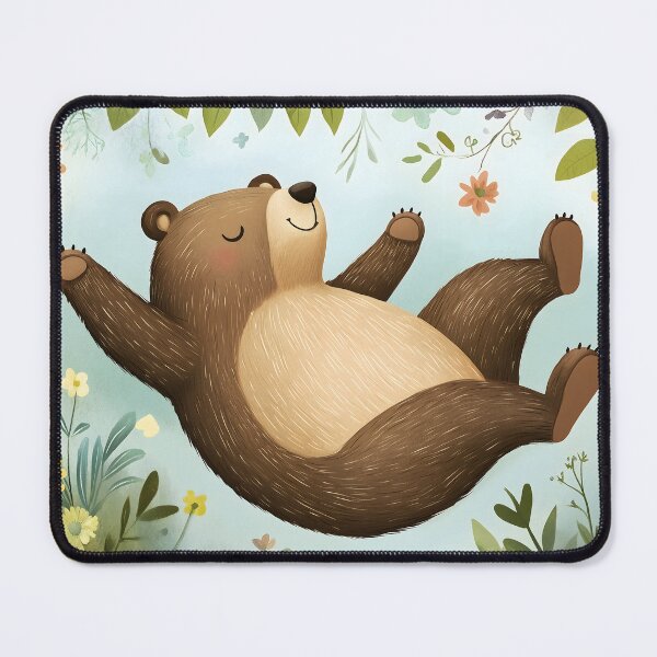 Item preview, Cute Bear falling into the Mysterious Forest designed and sold by Anicue.