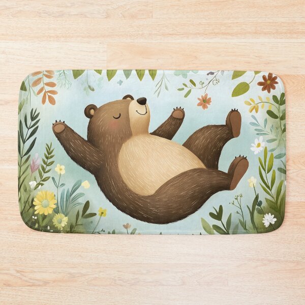 Item preview, Cute Bear falling into the Mysterious Forest designed and sold by Anicue.