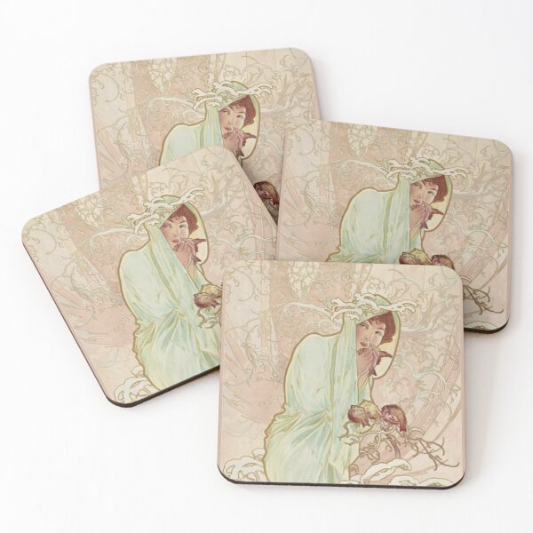 Item preview, Winter by Alphonse Mucha designed and sold by Mr Reindeer.