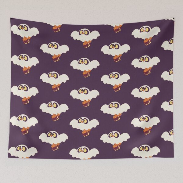 Item preview, Spooky Ghost Owl Wants to Read designed and sold by Bronwyn Coleman.