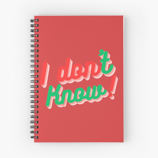 Item preview, I Don't Know really ! designed and sold by Buubuuu.