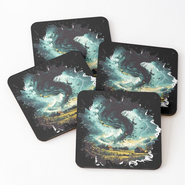Item preview, Storm Surge Over Fields designed and sold by AI-Only Creations.