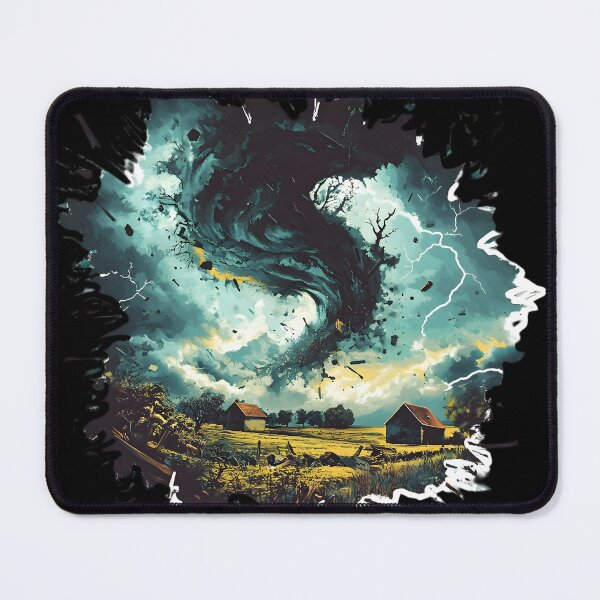 Item preview, Storm Surge Over Fields designed and sold by AI-Only Creations.
