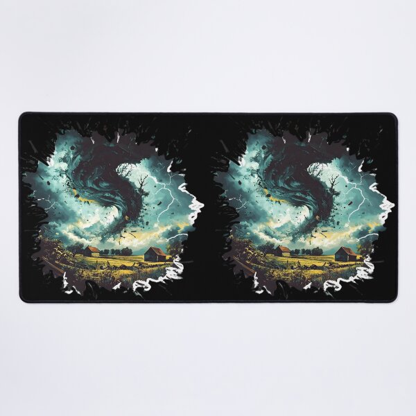 Item preview, Storm Surge Over Fields designed and sold by AI-Only Creations.