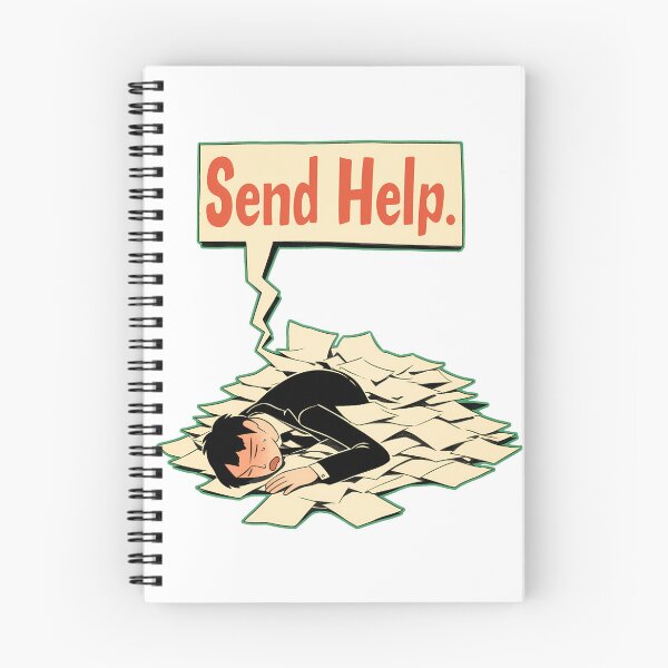 Item preview, Send Help Overworked Tired Office Man designed and sold by Kolomie.
