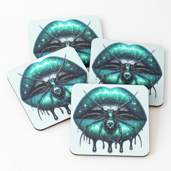 Item preview, Galactic Spider Lips - Cosmic Web of Mystery designed and sold by Margival.