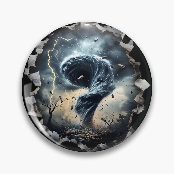 Item preview, Tornado in Fragments designed and sold by AI-Only Creations.